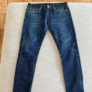 A.p.c petit new standard jeans (faded already)